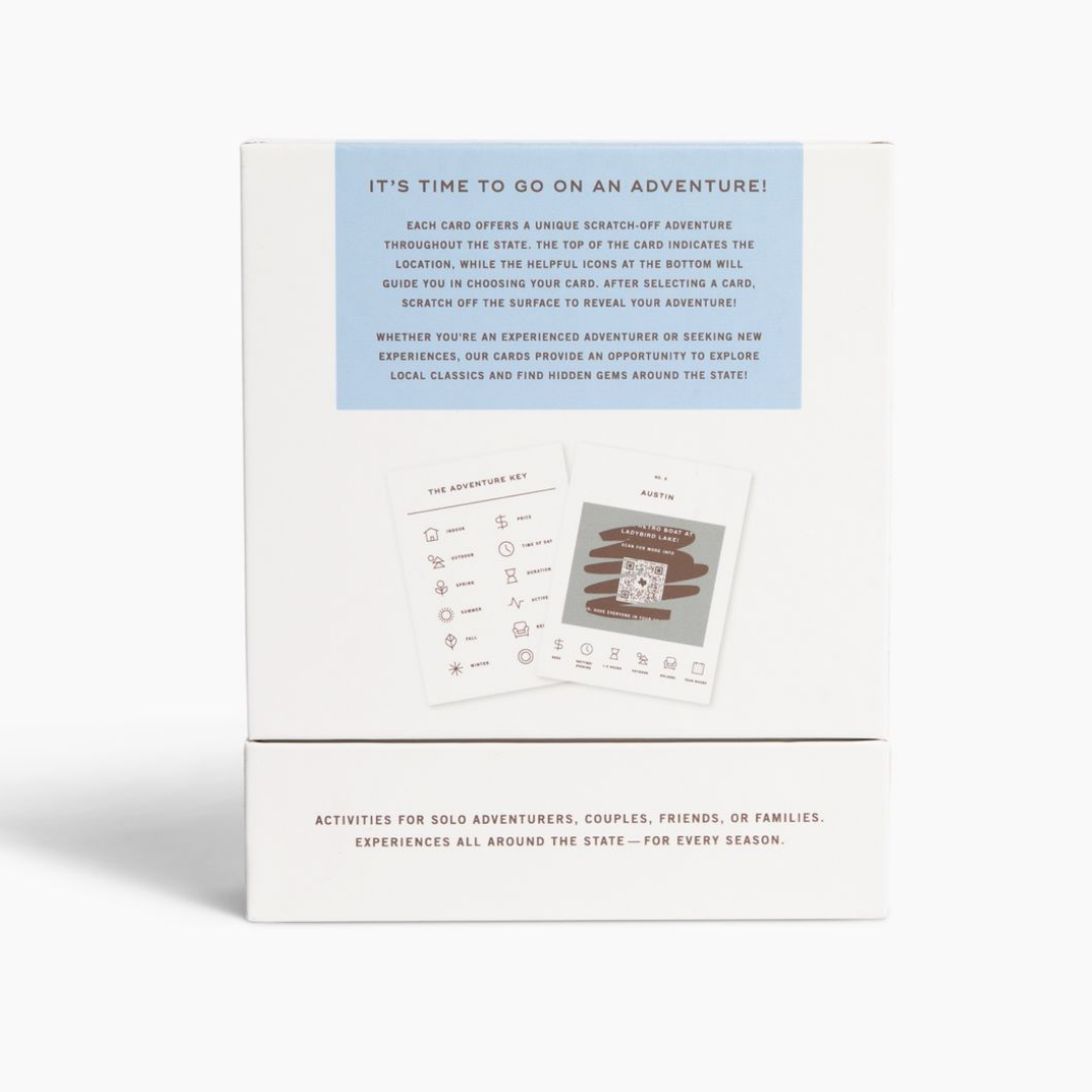 Reach International Outfitters - Wholesale Card Game - Texas Adventure Bucket List2