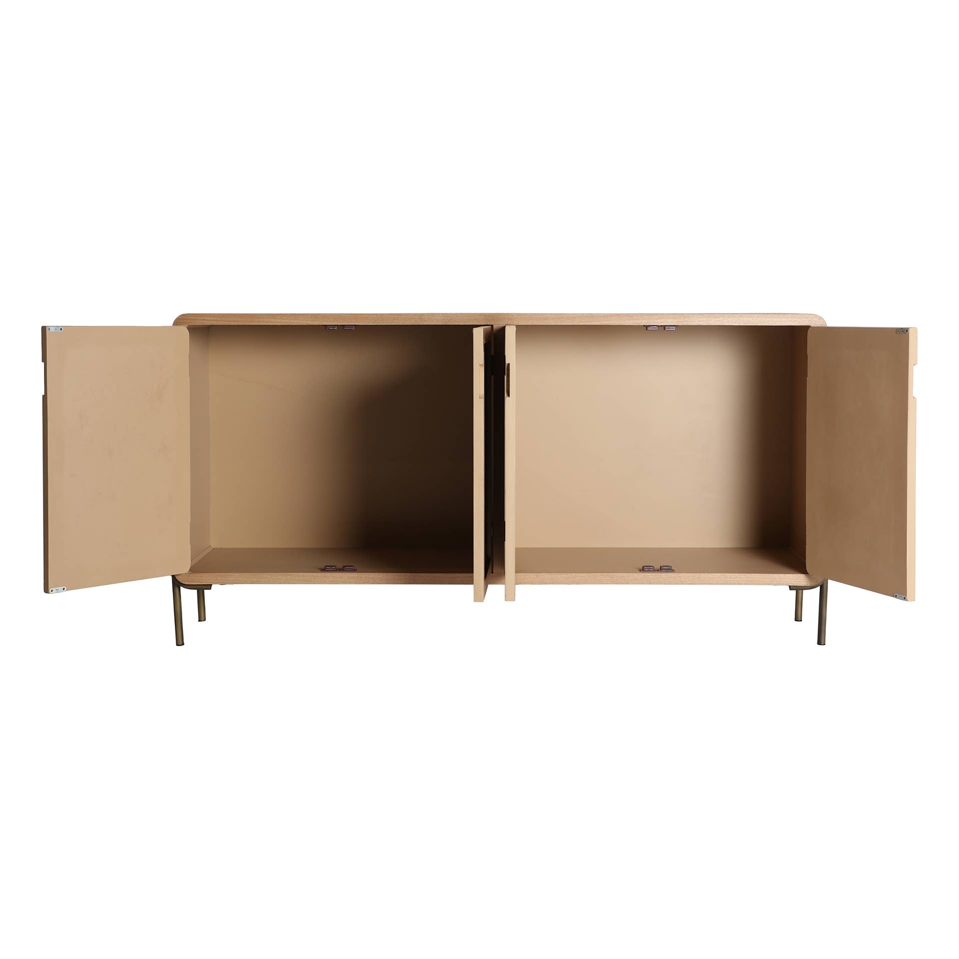 Kodu - Wholesale Sideboard - Pine wood sideboard in brown color 162x40x80cm2