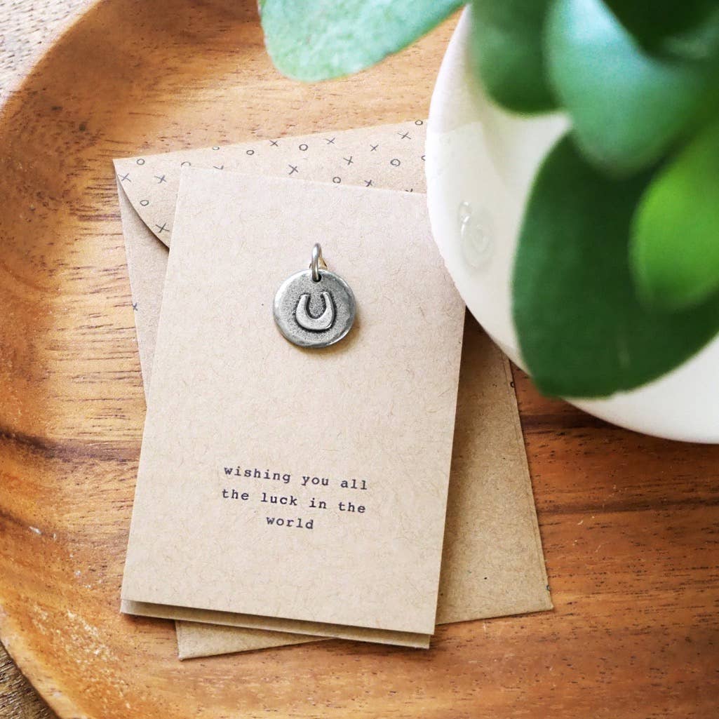 Kutuu - Wholesale Keychain - Unisex - 'All the Luck in the World' Horseshoe Keyring Charm2