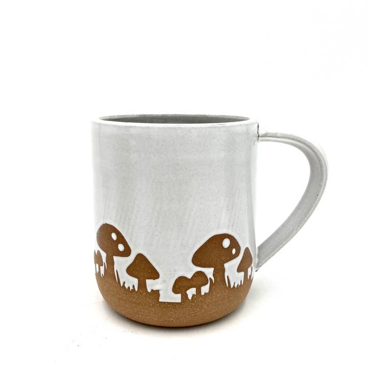 Ruby Farms Pottery - Wholesale Coffee Mug - Cottage Core Mushroom Mug0