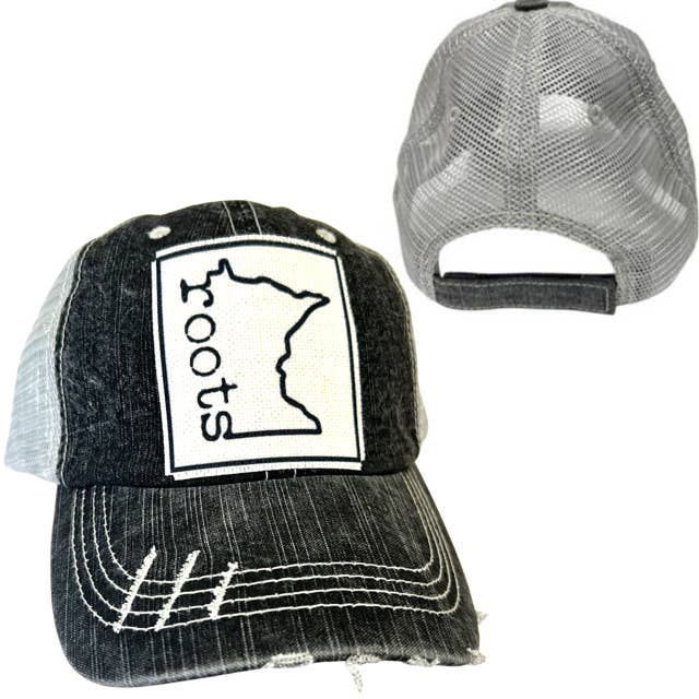 dkhandmade - Wholesale Trucker Hat - Unisex - MINNESOTA ROOTS | UNISEX HAT | DISTRESSED8