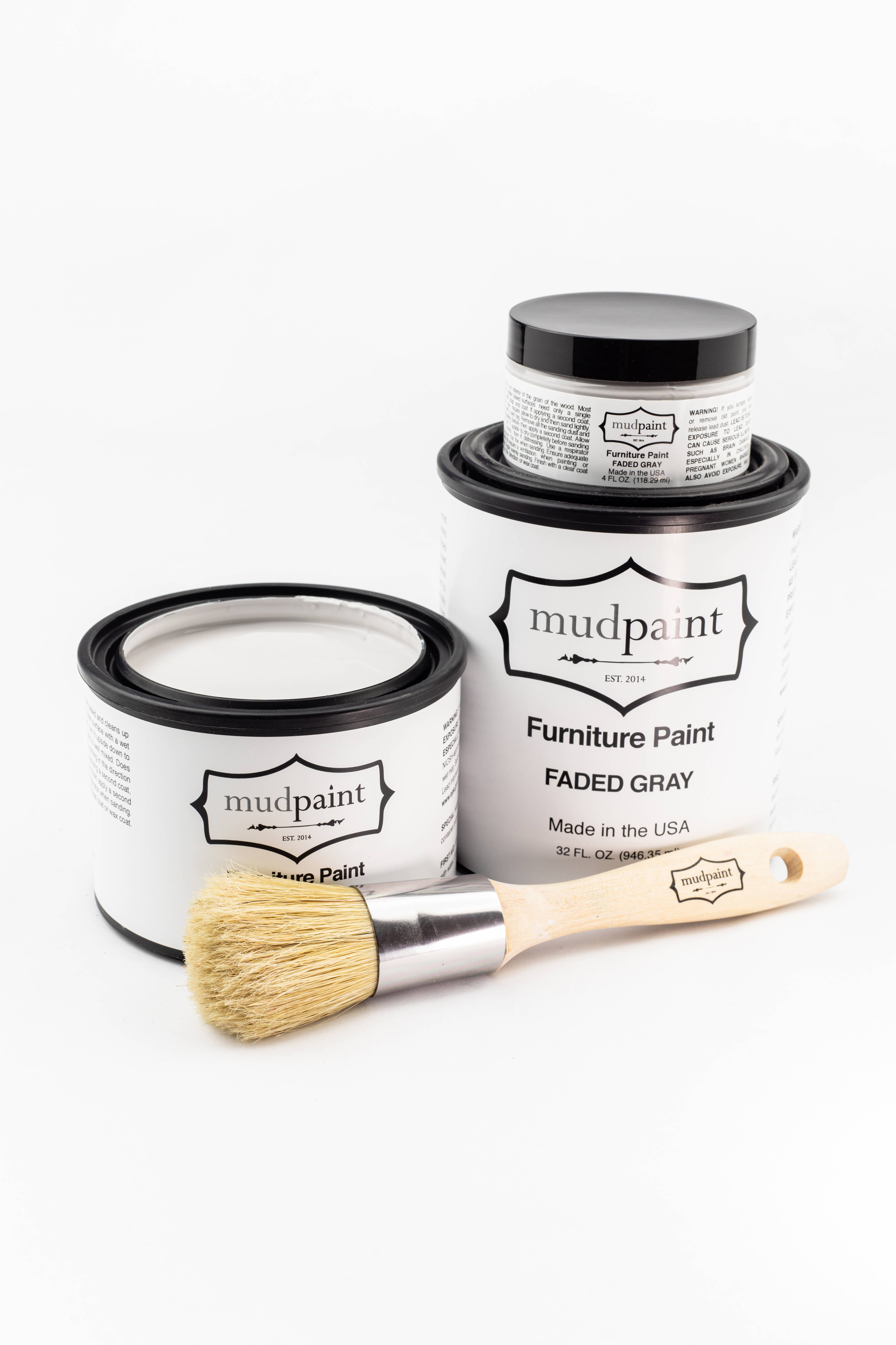 MudPaint - Wholesale Paint Set - Faded Gray - MudPaint Clay Furniture Paint16