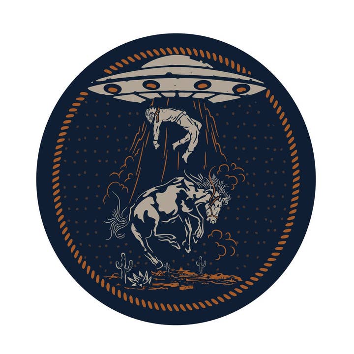 Adhesivo Charros & Aliens para venta al por mayor de Sendero Provisions Company