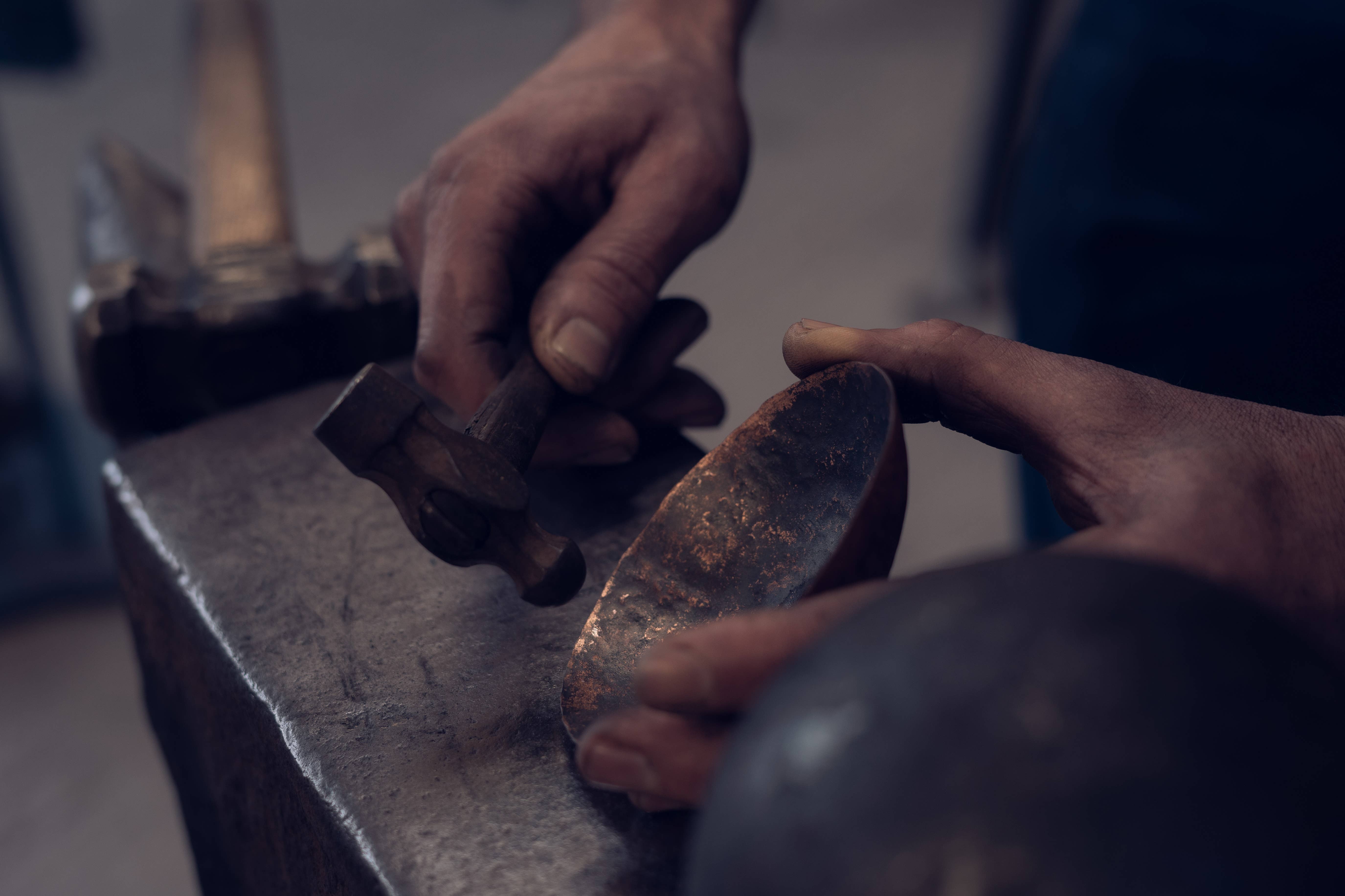 Coach House Forge – wholesale Candle holder – Pressed Iron Bowl Candleholder/Ring Bowl13