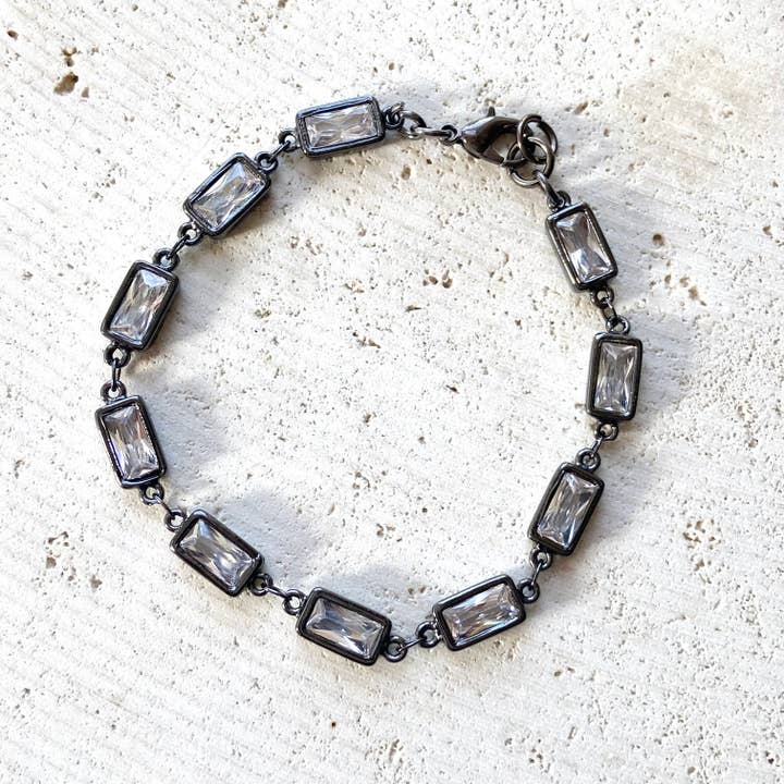 VB&CO Designs Handmade Jewelry - Venta al por mayor Pulseras de tenis - Pulsera de cristal, boutique, joyería de salón hecha a mano, tenis1