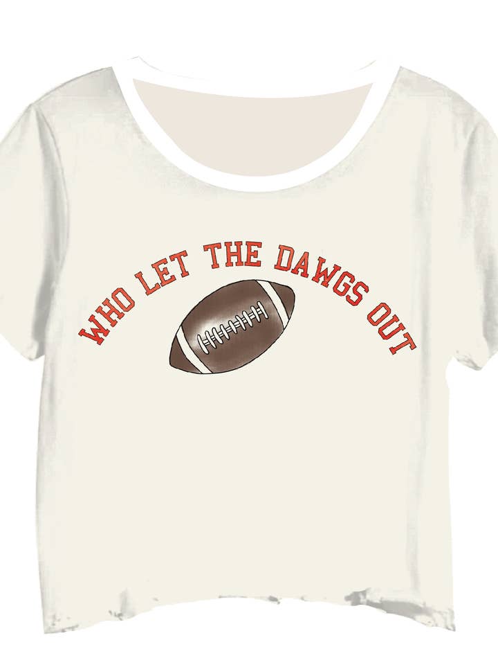 WHO LET THE DAWGS OUT CROP for wholesale by Prince Peter Collection