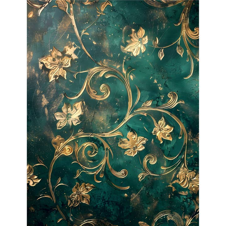 Craft Kreatively - Vente Matériels de bricolage - Papier de riz gaufré vert pour découpage - A4 - 6 pièces – pour loisirs créatifs3