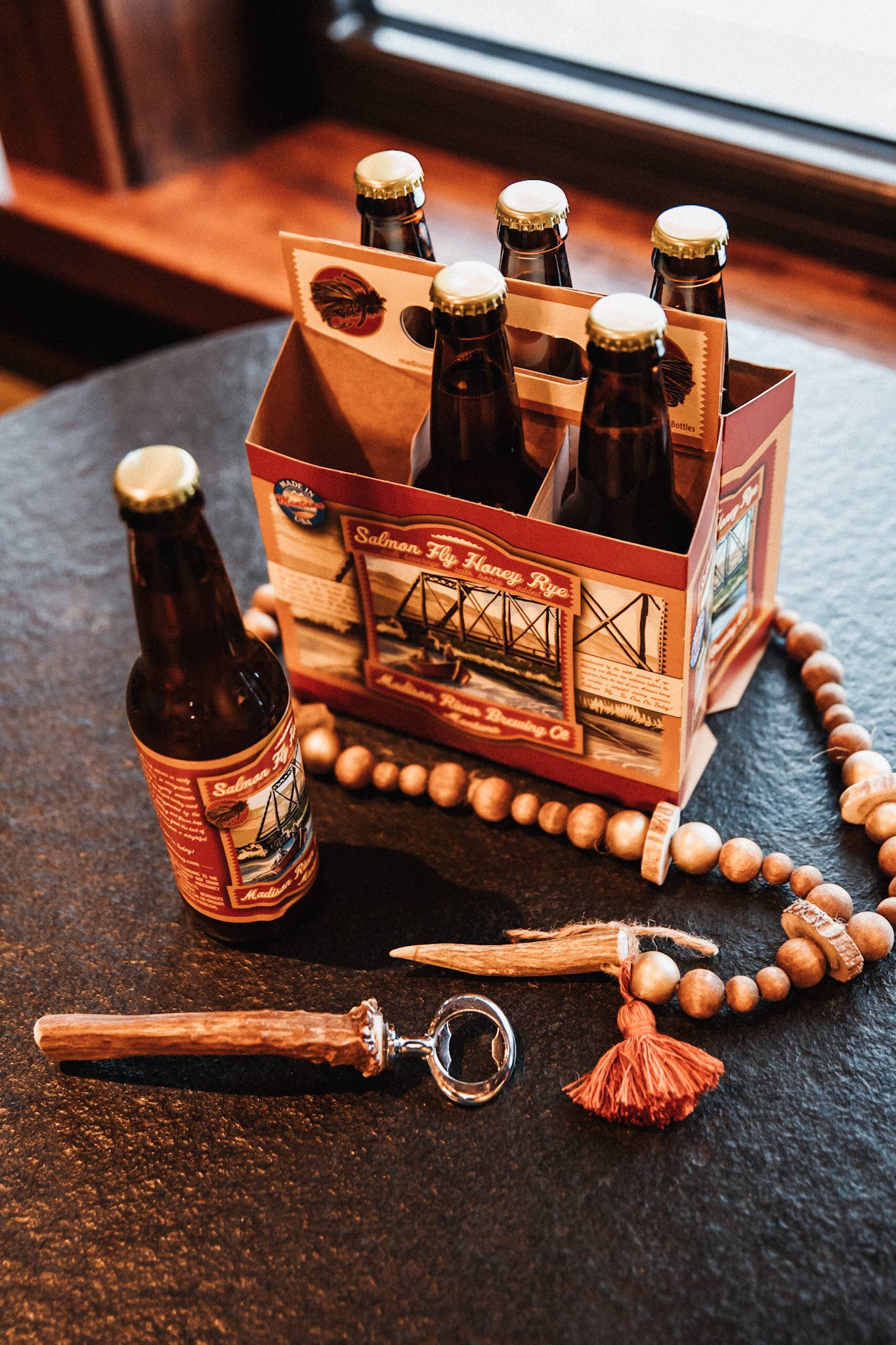 Montana Antler Mercantile - Wholesale Bottle/Wine Opener - Antler Bottle Opener – Rustic Barware – Made in Montana3