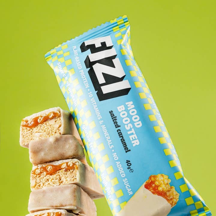 FIZI - Wholesale Snack Bar - MOOD BOOSTER “SALTED CARAMEL” 12 X 40G2