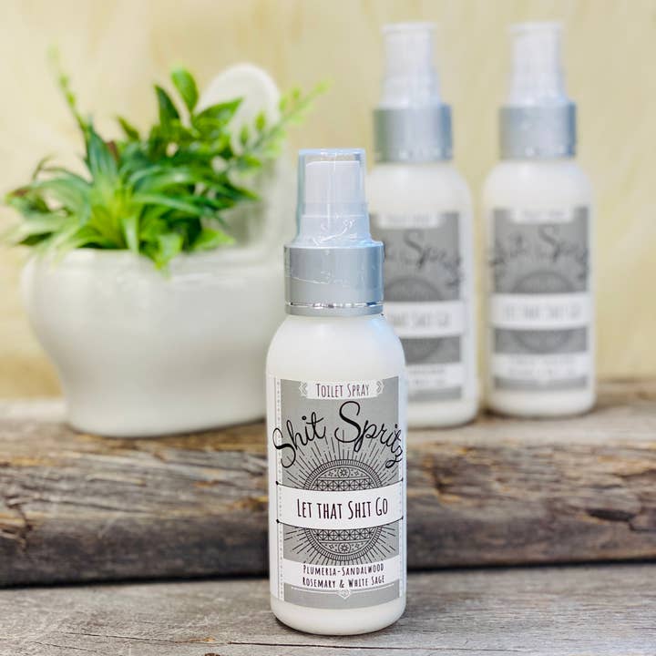 Let That Shit Go Toilet Spray for wholesale by Tea Shirt Shoppe