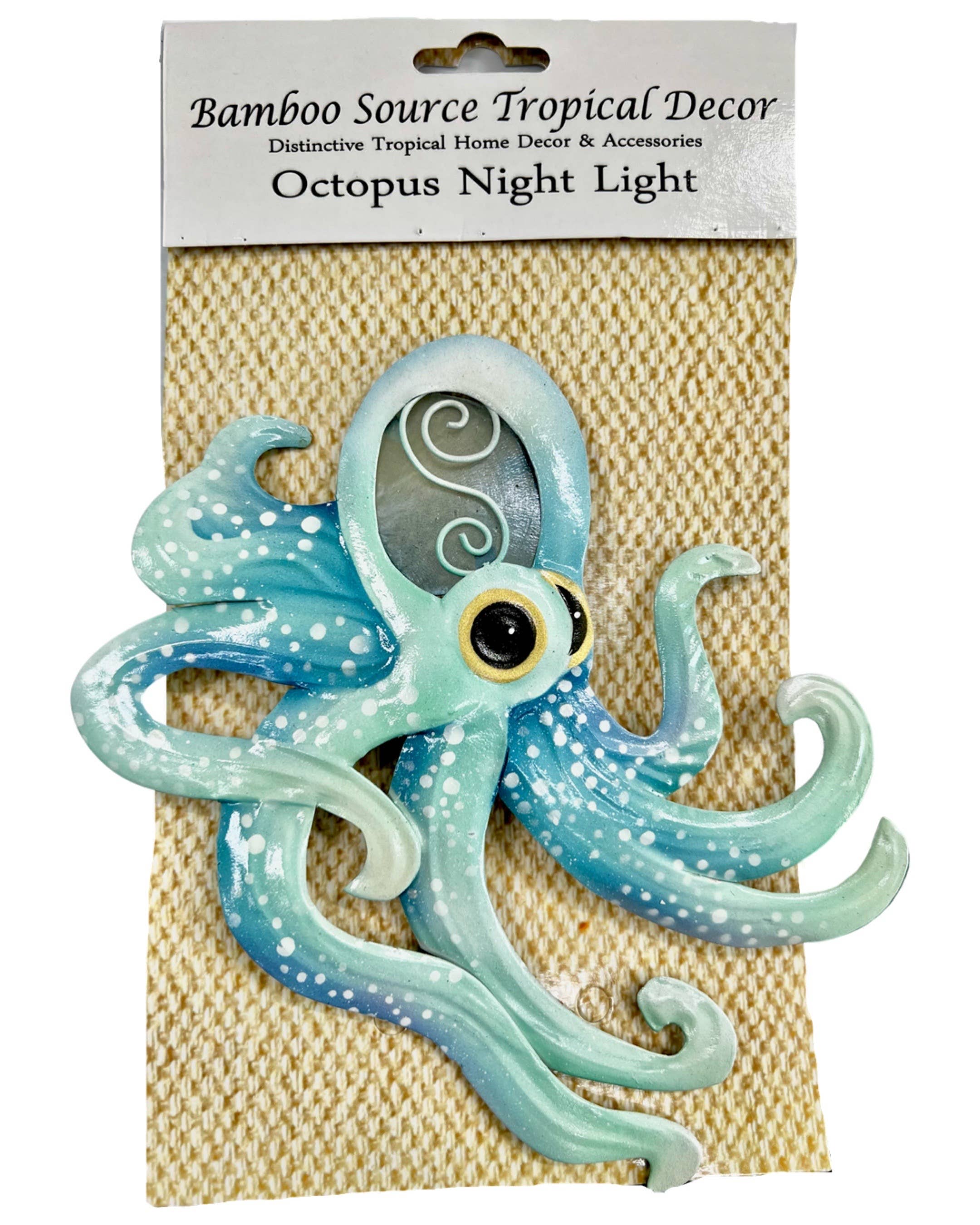 Bamboo Source Tropical Decor - Wholesale Night Light - Octopus Night Light1