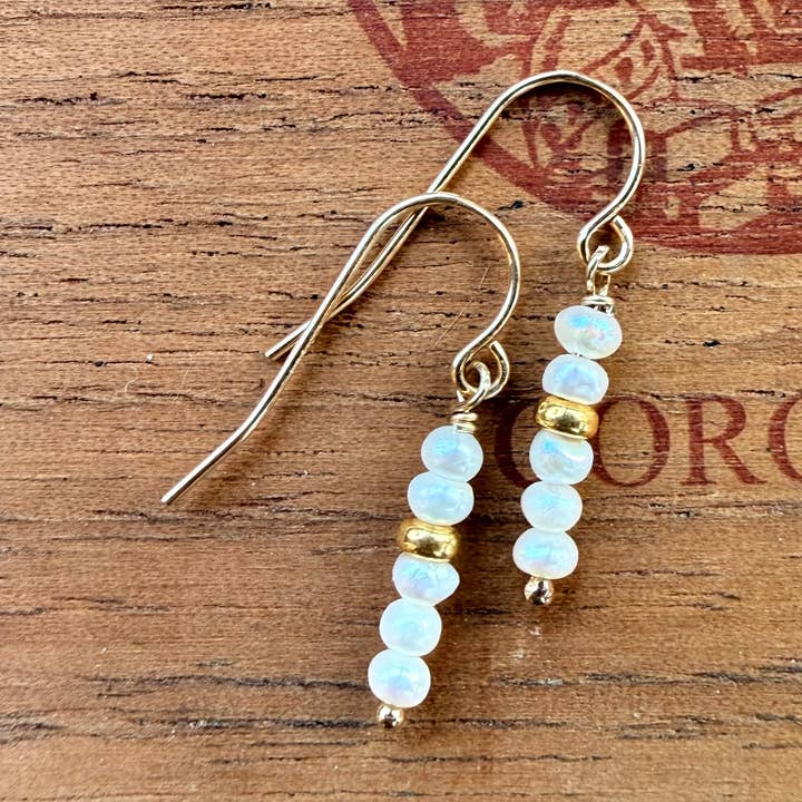 Mini Pearl Stacks for wholesale by Plumage Jewelry