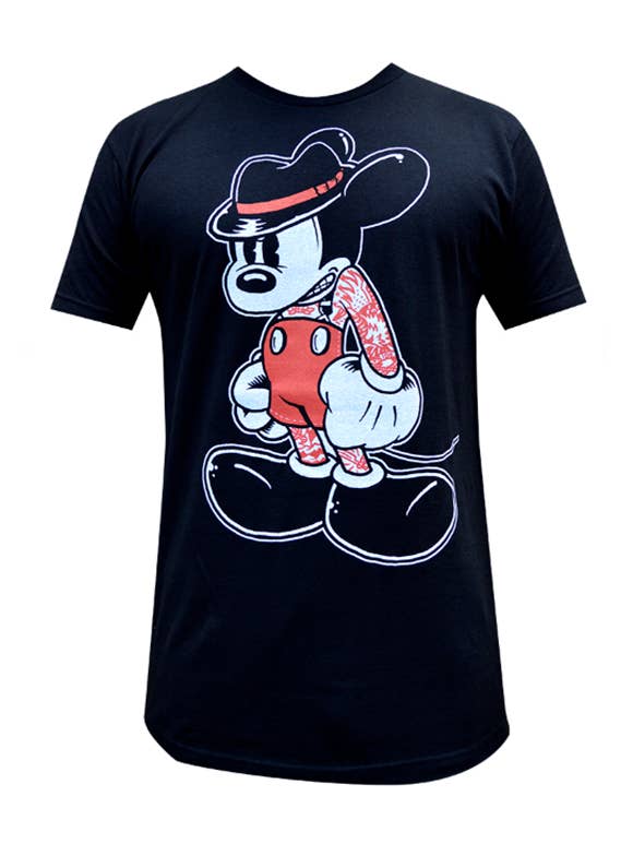 Black Mean Mouse - Men's Graphic Tee for wholesale on Faire1
