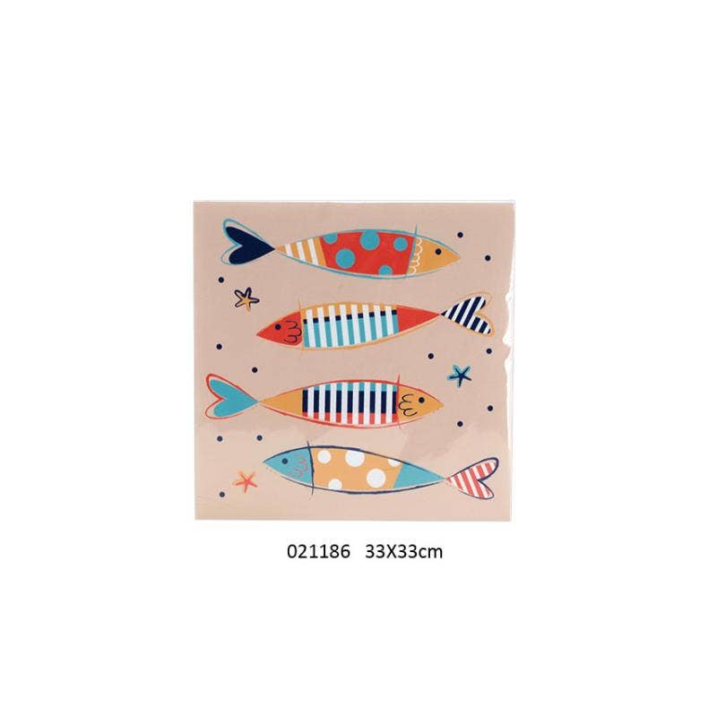 Faye - Wholesale Disposable Napkin - Pack Of 20 Paper Napkins' Sarignes' 33 X 33 cm