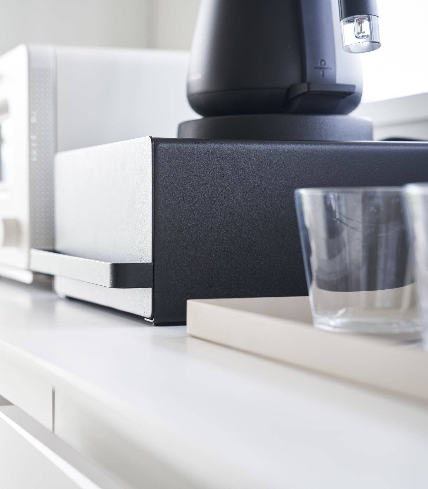 Yamazaki Home - Vente Rangements/organisateurs de cuisine - Étagère de comptoir avec tiroir, acier12