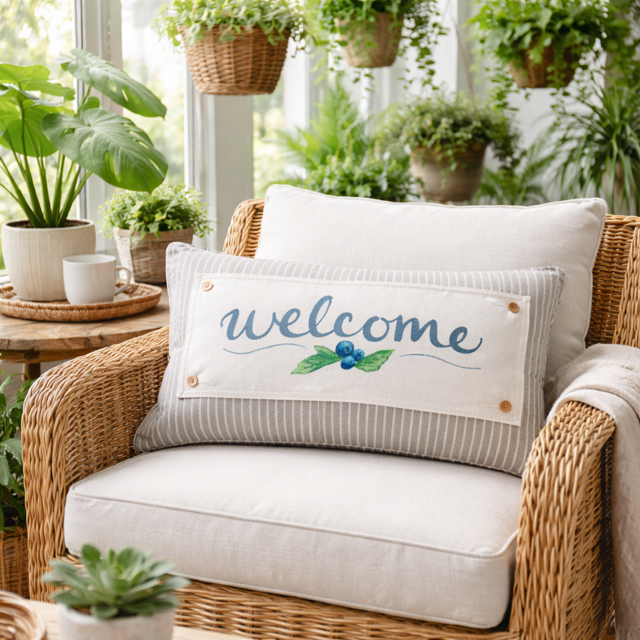 PillowPanels - Wholesale Throw/Decorative Pillow - CHARCOAL/CREAM STRIPES:  PILLOW ONLY (with insert) 39