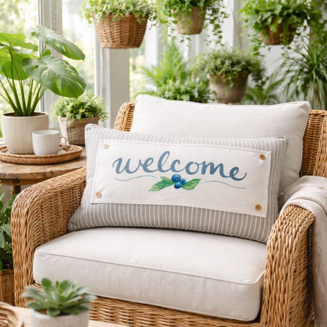 PillowPanels - Wholesale Throw/Decorative Pillow - CHARCOAL/CREAM STRIPES: PILLOW ONLY (with insert) 39