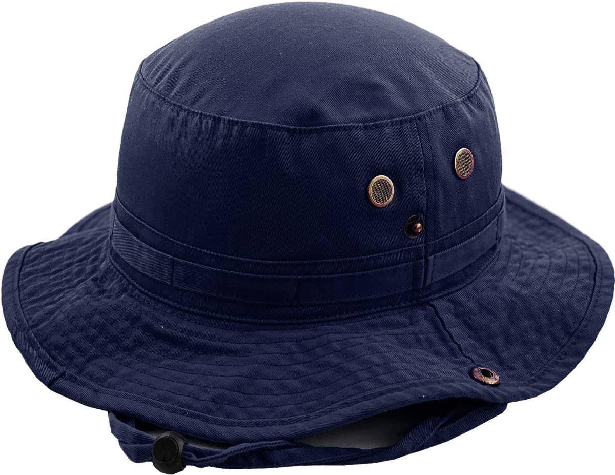 KBETHOS - Wholesale Bucket hat – Unisex - Solid Boonie Hat With String (Fitted)41