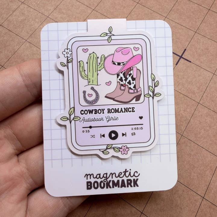 Cowboy-Romantik | Magnetisches Lesezeichen für den Großhandel von Stickiply