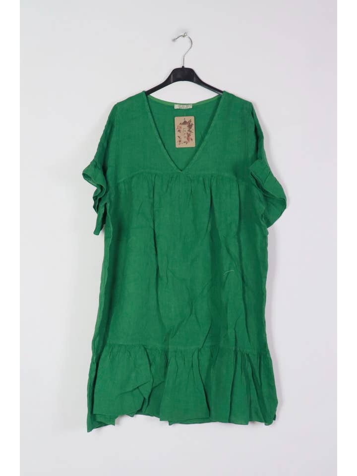 LÉA & LUC - Wholesale Dress - Women's - Short dress in 100% linen REF.1885/119