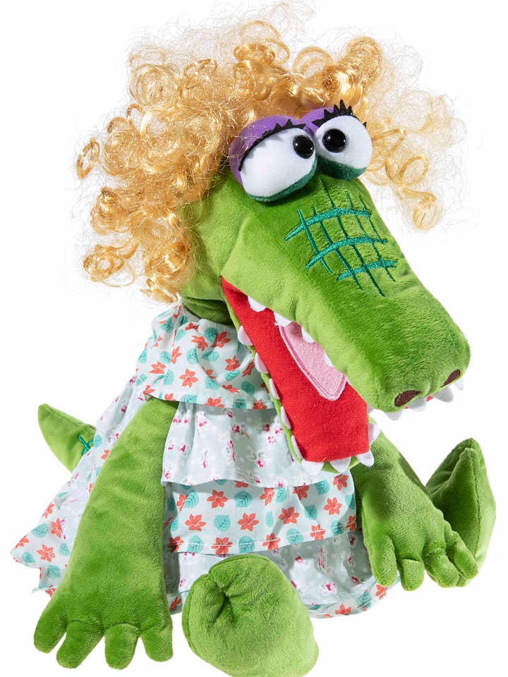 Jan & Henry - Burattino a mano Crocodella per la vendita all'ingrosso da parte di Heunec