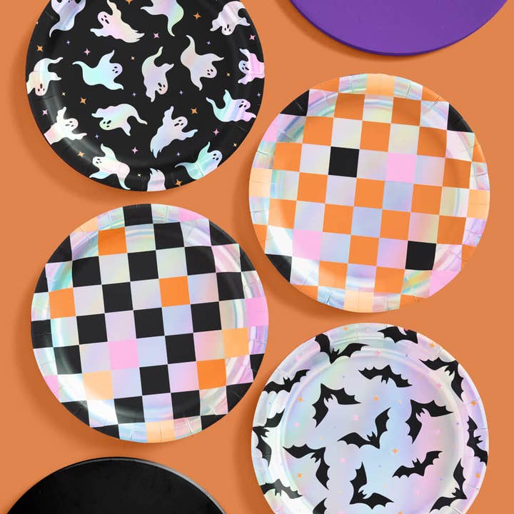 Petit Fetti - Wholesale Disposable Plate - Halloween Plates - 24 paper plates