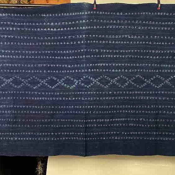 Melhor qualidade Vintage Mossi Indigo Textile “Wrapper” | 70 x 37" por atacado de The Niger Bend