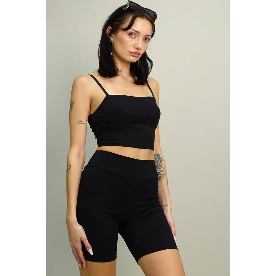 CEFIAN FASHION - Wholesale Lounge Set - Women's - YOUR GO TO CONTOUR SHORTS SET3