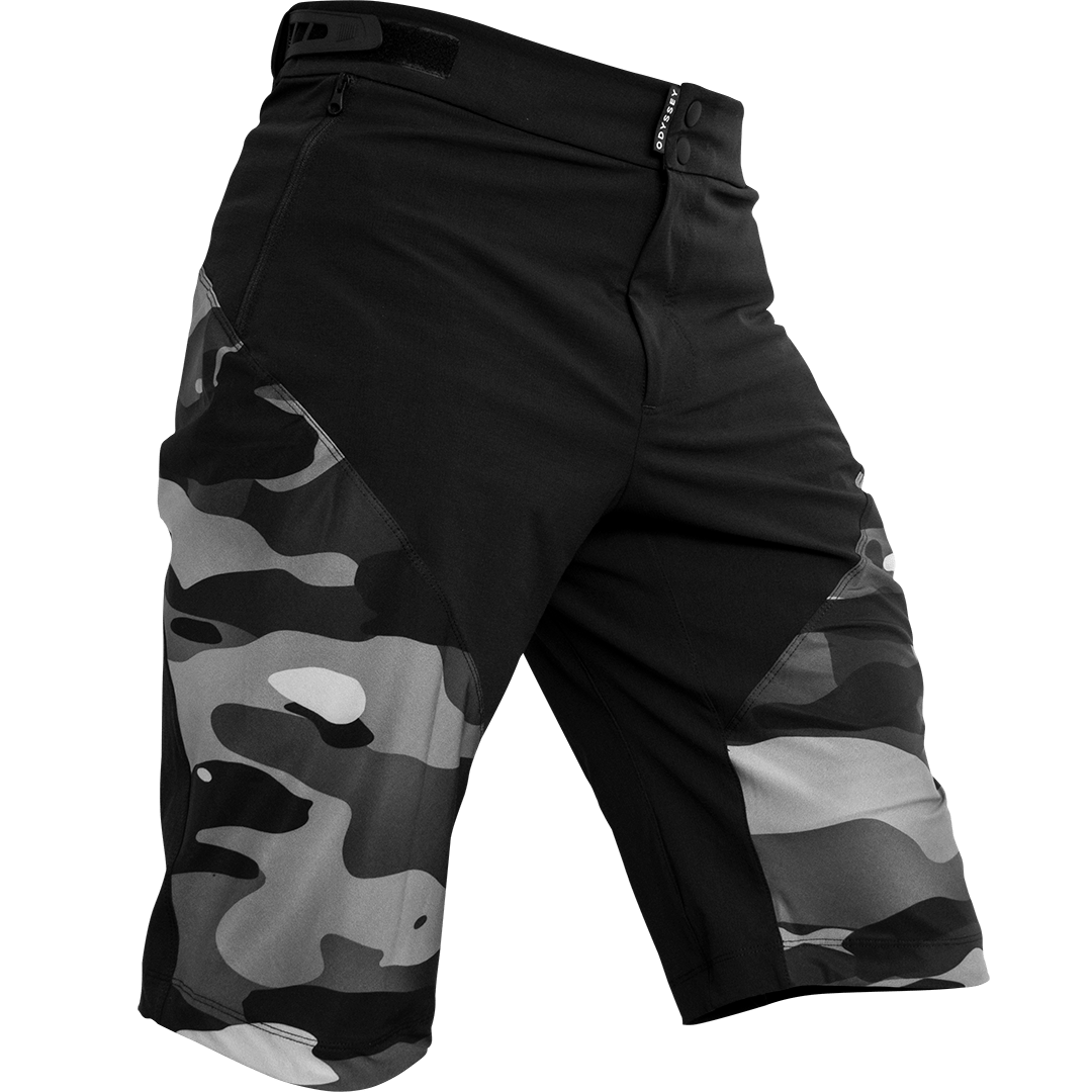Odyssey Activewear - Wholesale Shorts - Men's - Dark Camo Shield Shorts7
