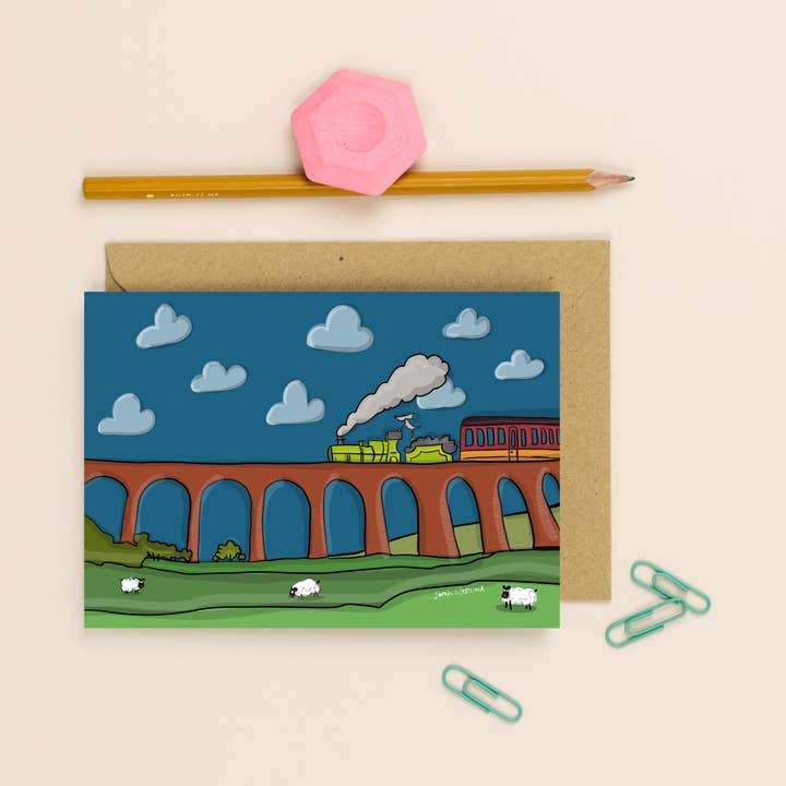 Ribble Viaduct Card for wholesale by Sarah Westwood