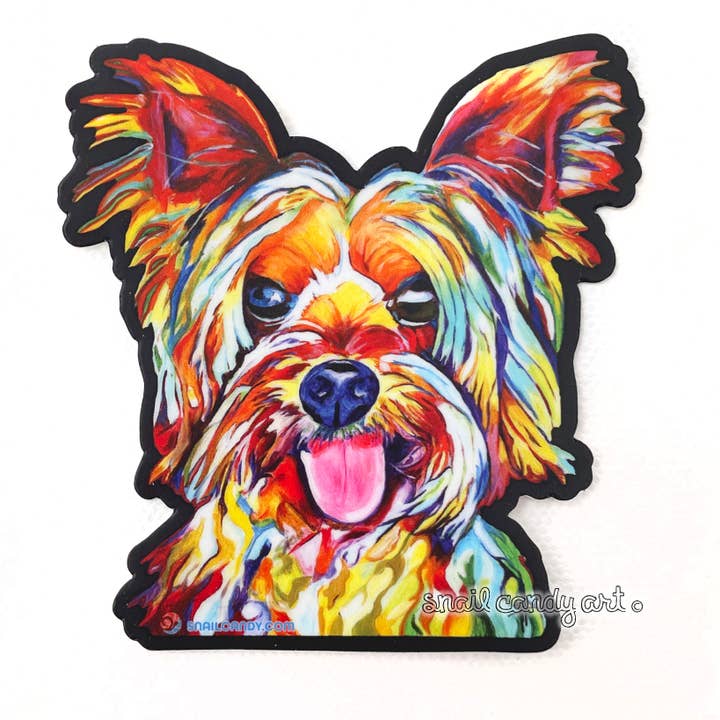 Sticker - Yorkshire Terrier Dog for wholesale by Snail Candy Arts
