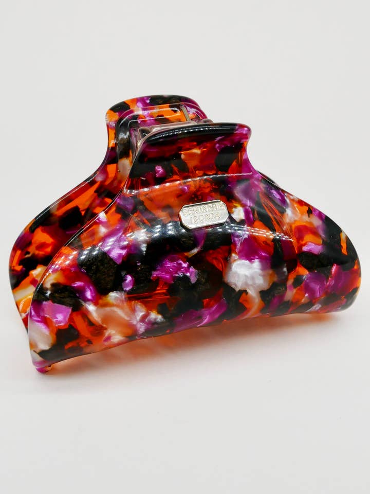 Clip Margaux - Nero, viola e arancione per la vendita all'ingrosso da parte di Scrunchie is back