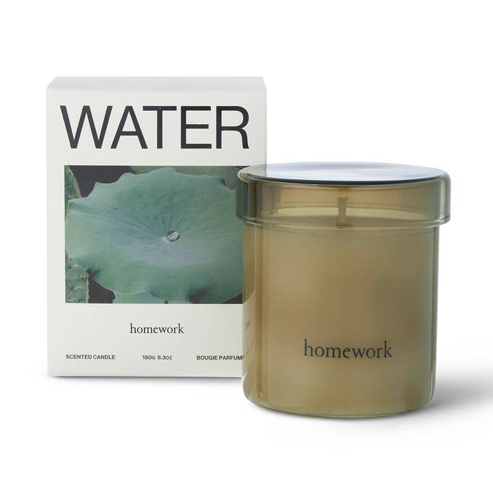 Homework - Wholesale Jar/Filled Candle - Water Candle - 180g0