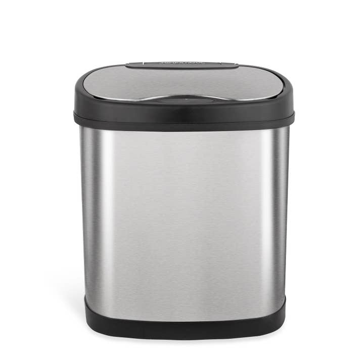 Oval Motion Sensor Trash Can 3.2 Gallon | DZT-12-13 for wholesale by NINE STARS