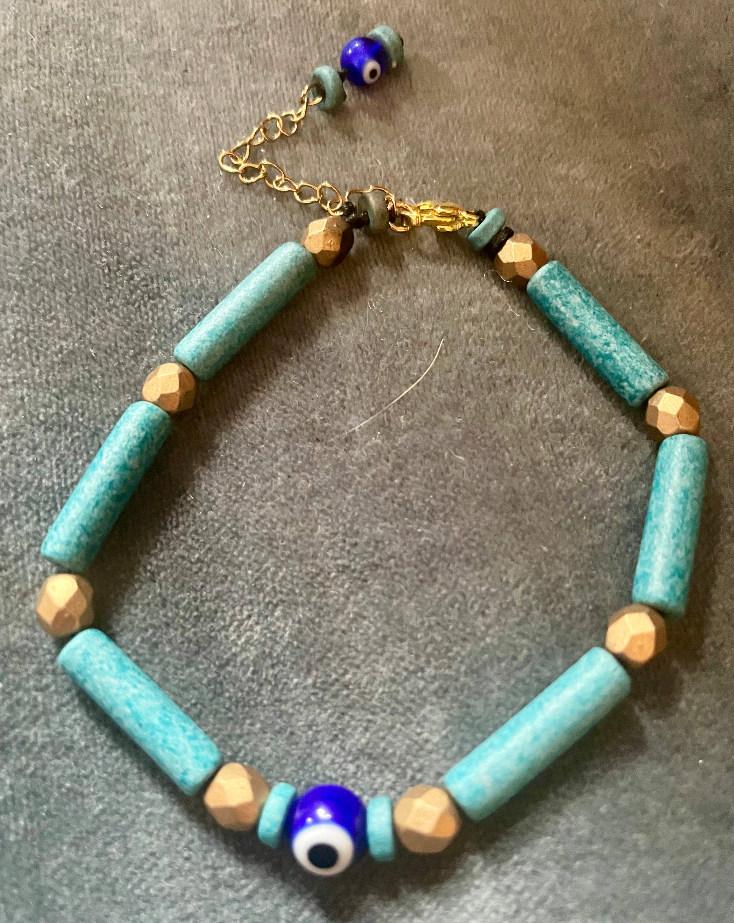 Le Labo de Cléopâtre – Großhandel Perlenarmband – Armband mit bösem Blick und griechischen Perlen8