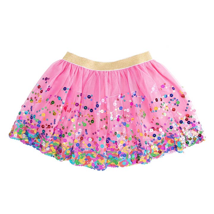 Raspberry Confetti Tutu - Dress Up Skirt - Kids Tutu for wholesale by Sweet Wink