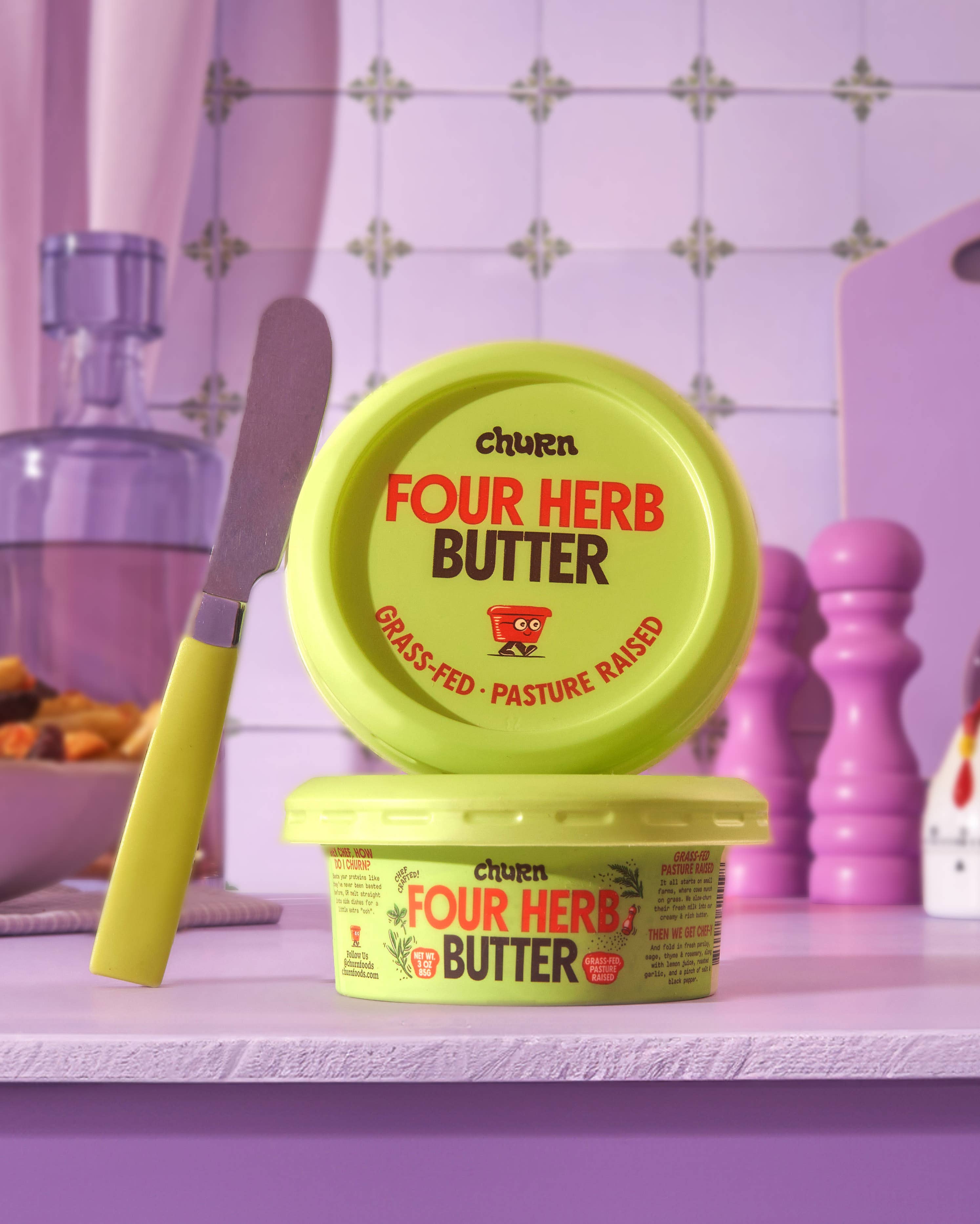 Churn Foods - Wholesale Butter - Four Herb Butter2