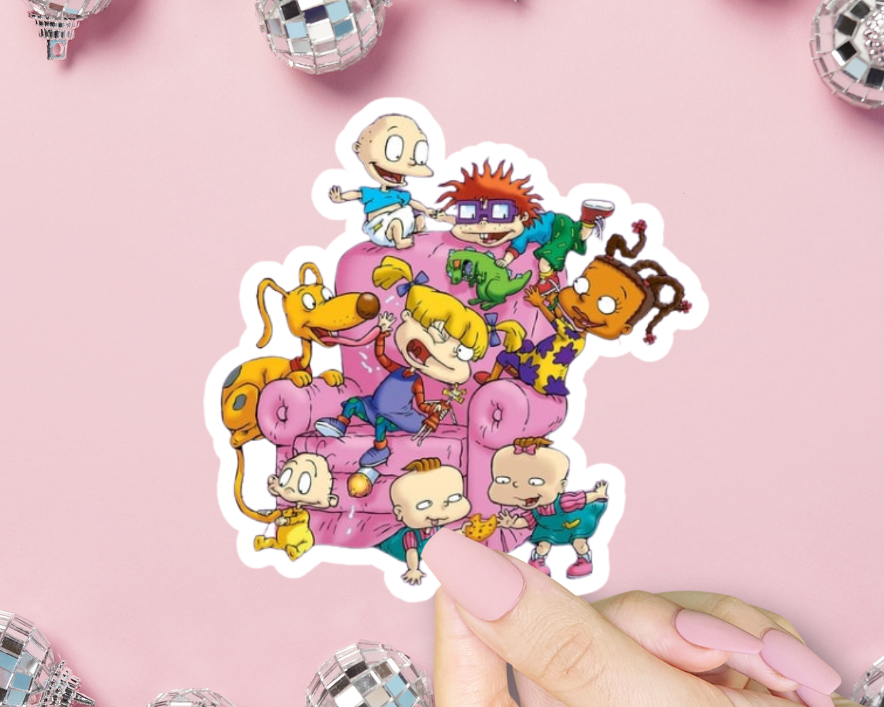 ShopSourSweetener - Wholesale Sticker - Rugrats Chair Sticker, 90s Children Show1