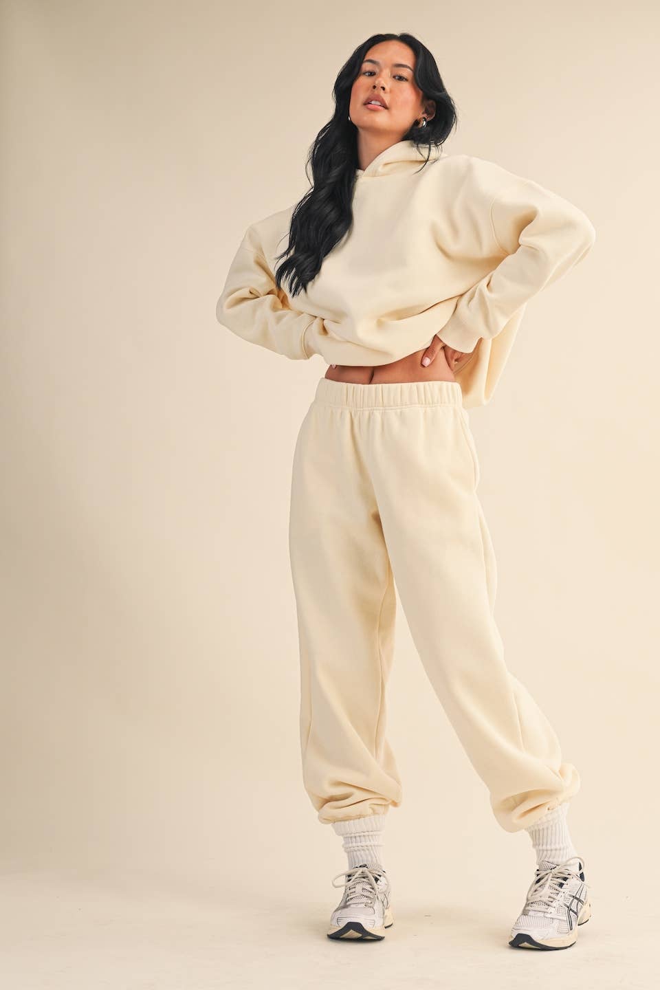 KIMBERLY C – Engroshandel Hoodie – Kvinder – Cozy Fleece oversize pullover hættetrøje37