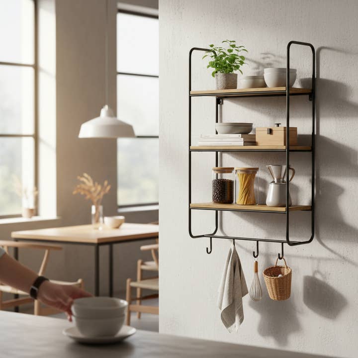Wilco Home - Wholesale Wall Mounted Shelf - Ashton Three Tier Utility Wall Shelf3