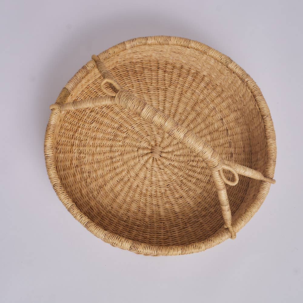 bronzeado Cestos de Colheita Artesanais para venda a revendedores na Faire7