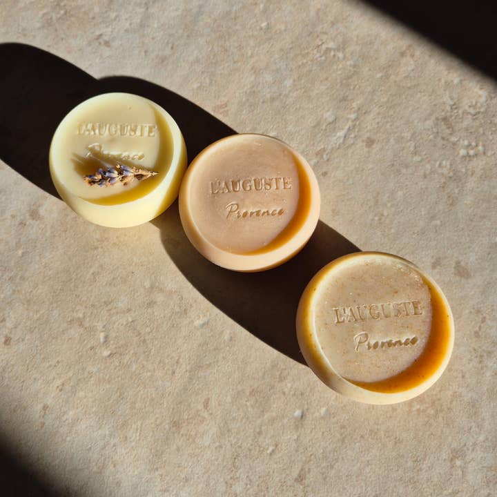 Sæt med håndlavede franske sæber for engroshandel hos L'AUGUSTE Provence