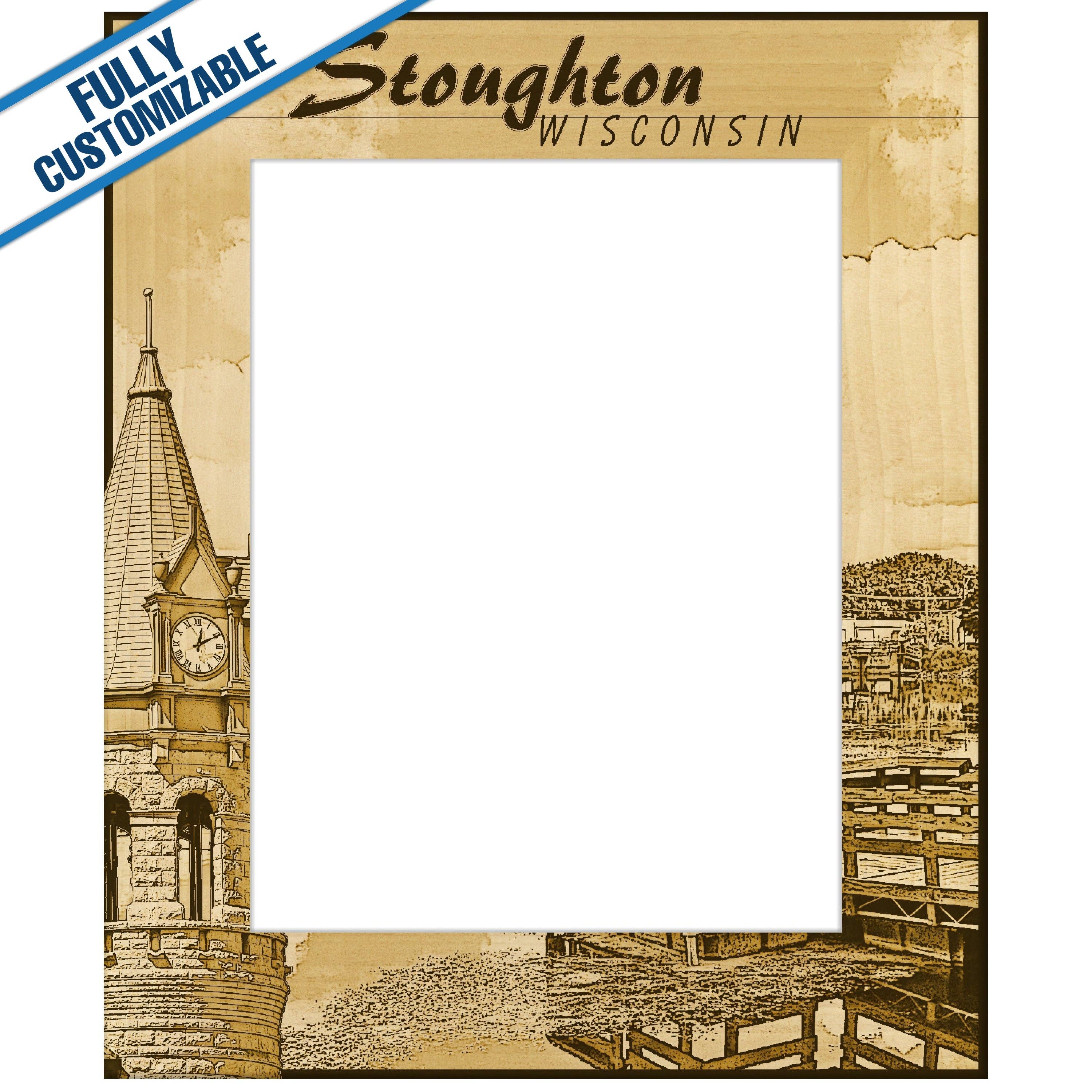 GiftWorksPlus - Wholesale Picture Frame - Engraved Alderwood Frame - Fully Customizable7