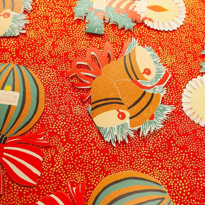 Isatopia - Wholesale Season's Greetings Card - Jingle Bells Collection - Box of 6 Cards1