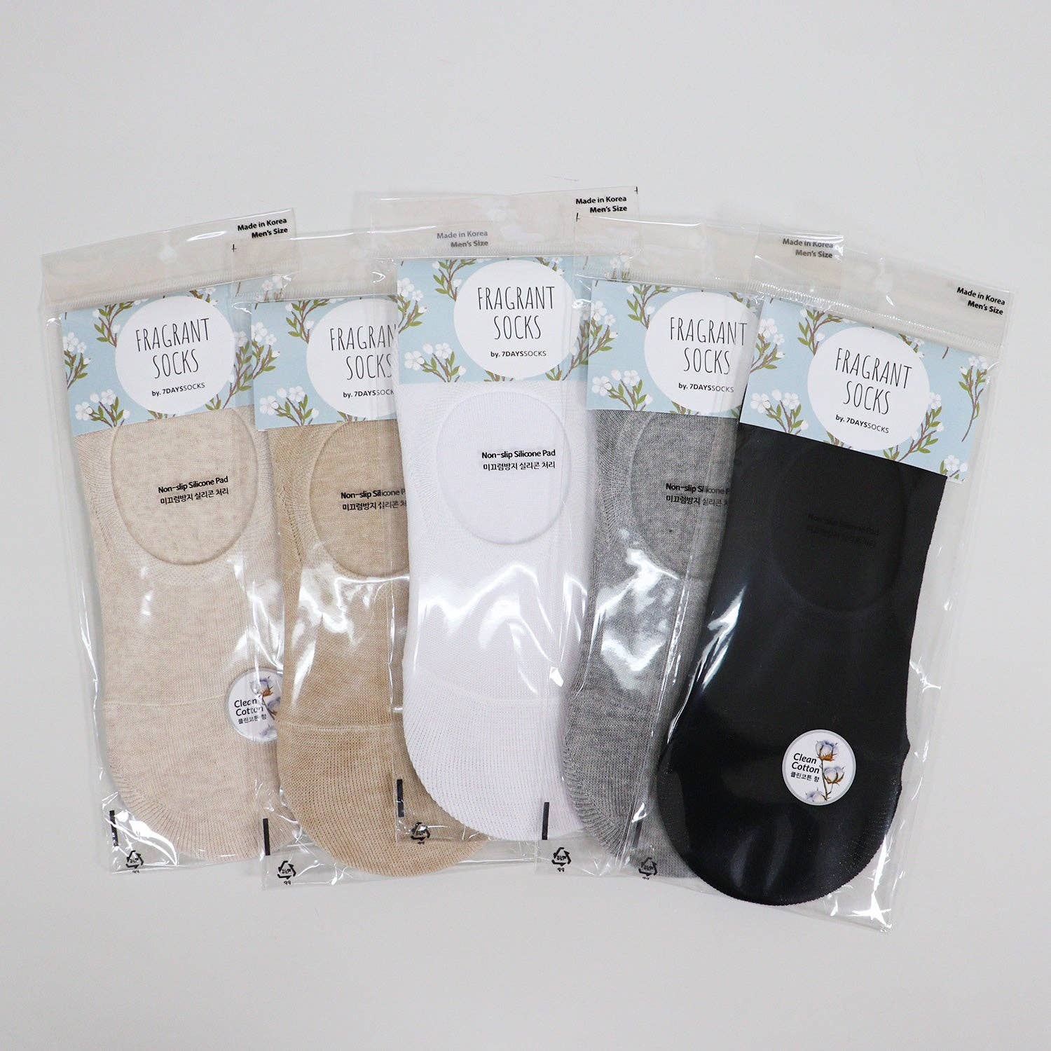 7DAYSSOCKS - Vendita all'ingrosso Calzini - Uomo - Calzini da uomo in cotone senza cuciture profumati antiscivolo senza cuciture6