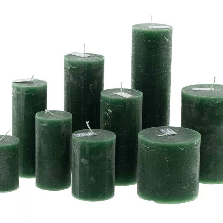 VELA RÚSTICA DE LUJO - VERDE OSCURO para venta al por mayor de DutZ Collection @ Lowlands Design