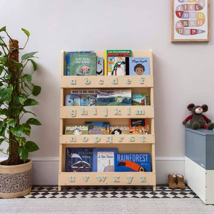 Tidy Books Alphabet Bookcase Nature Range for wholesale by Tidy Books