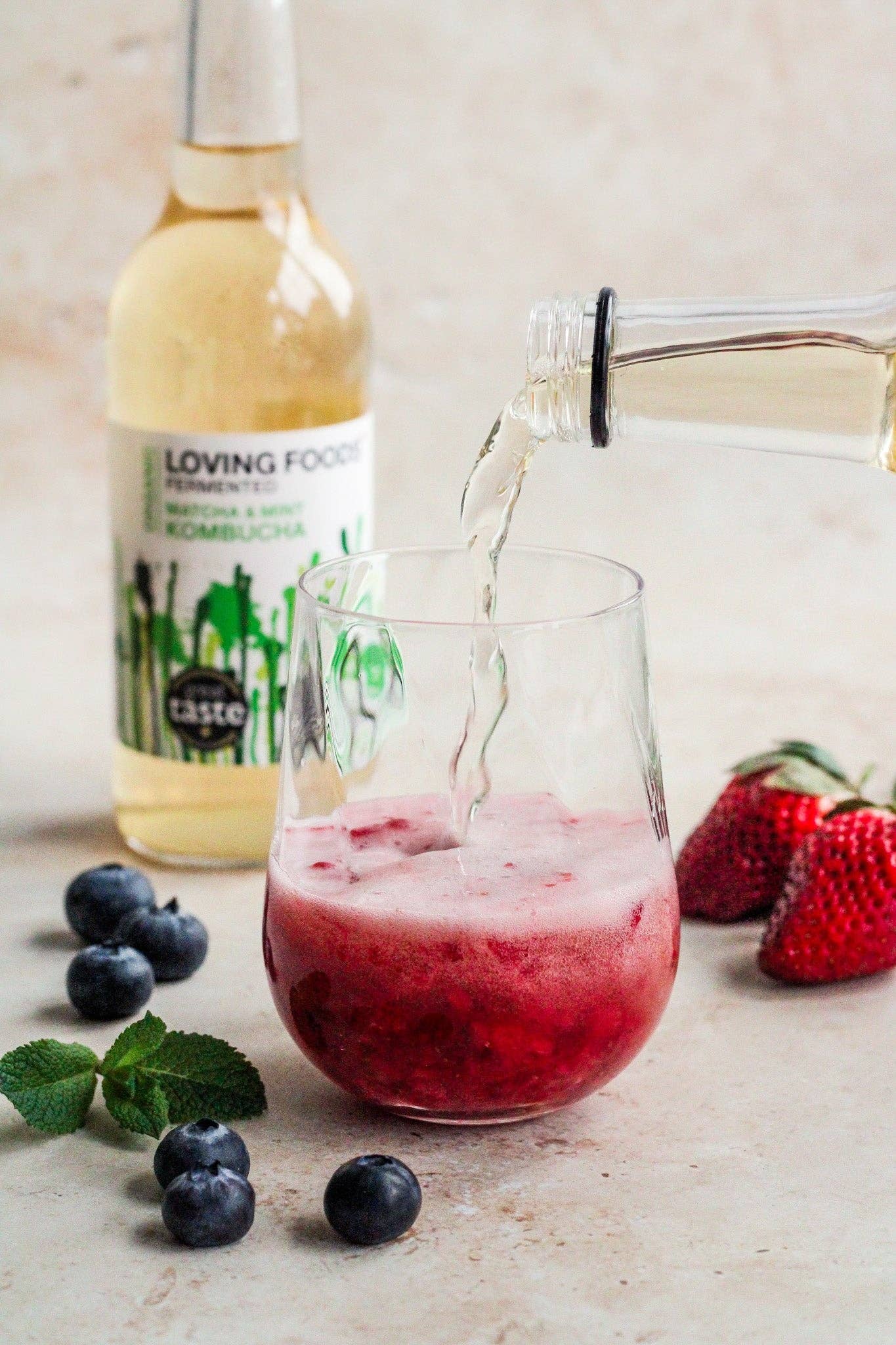 Loving Foods – wholesale Kombucha – Organic Kombucha - Matcha & Mint3