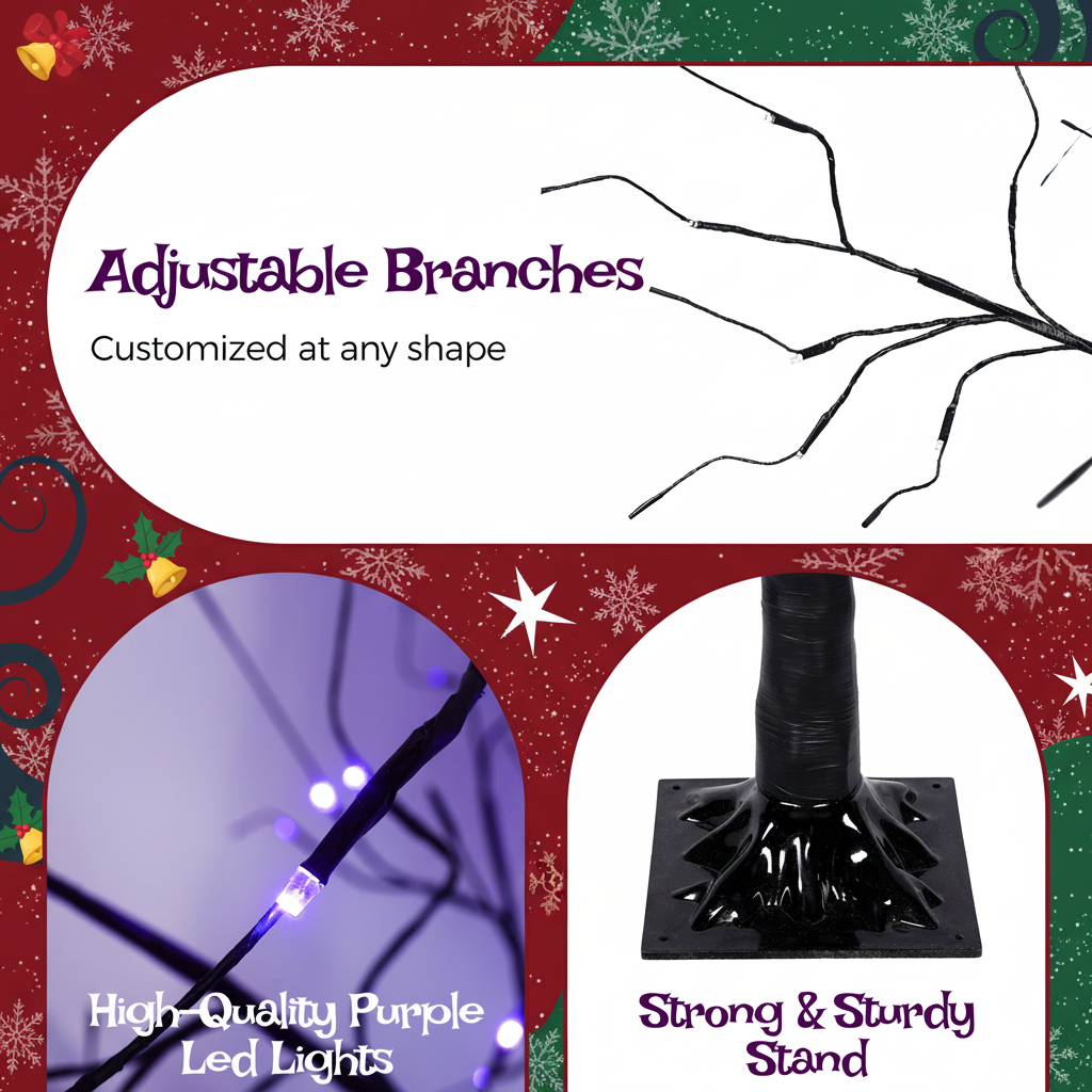 39F Inc. - Wholesale Outdoor Ornament/Decor - 3-Pack Lighted Decorative Christmas Trees, 4FT/5FT/6FT5