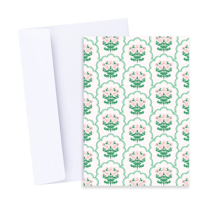 Vintage blomster mønster hverdagskort - Retro blomsterkort for engroshandel hos Popsy Press